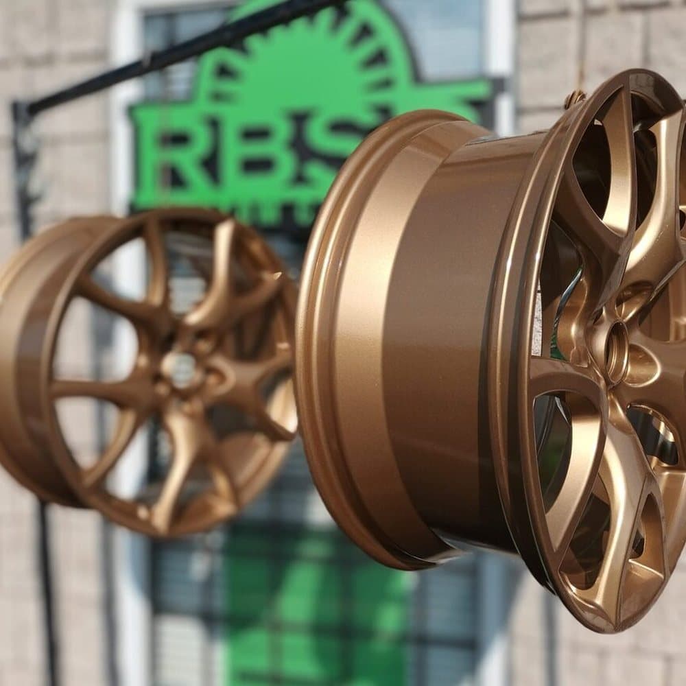 Powder coated rims at RBSD in Hamilton